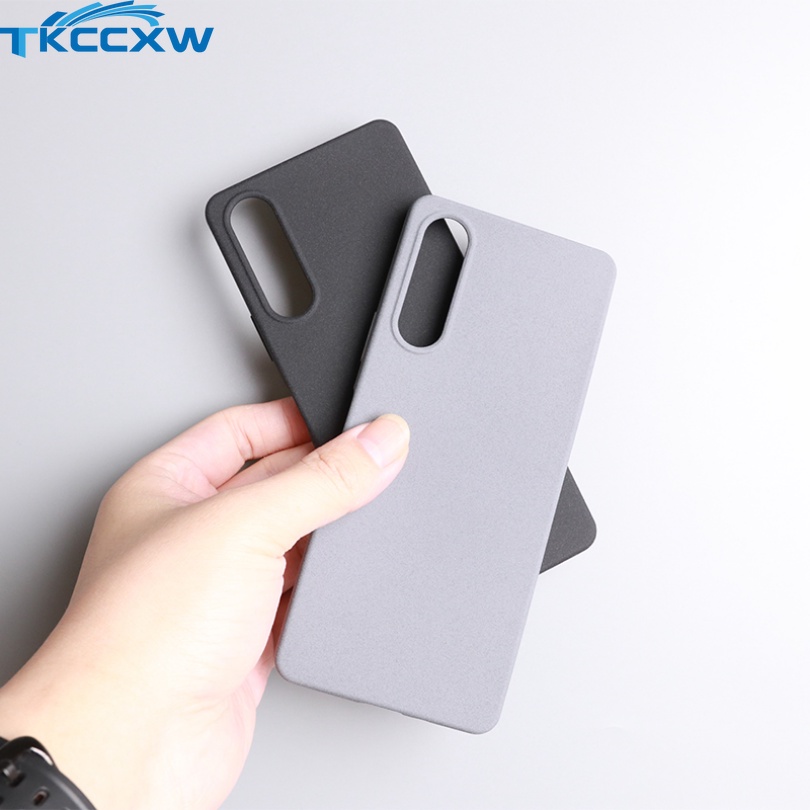 Ốp Điện Thoại Silicon Mềm Cát Nhám Chống Dấu Vân Tay Cho Sony Xperia 1 V IV III Xperia 10 V IV II III Xperia 5 IV III