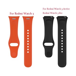 Dây Đeo Silicone Thể Thao Cho Đồng Hồ Thông Minh Redmi Watch 3 Active 3 Lite