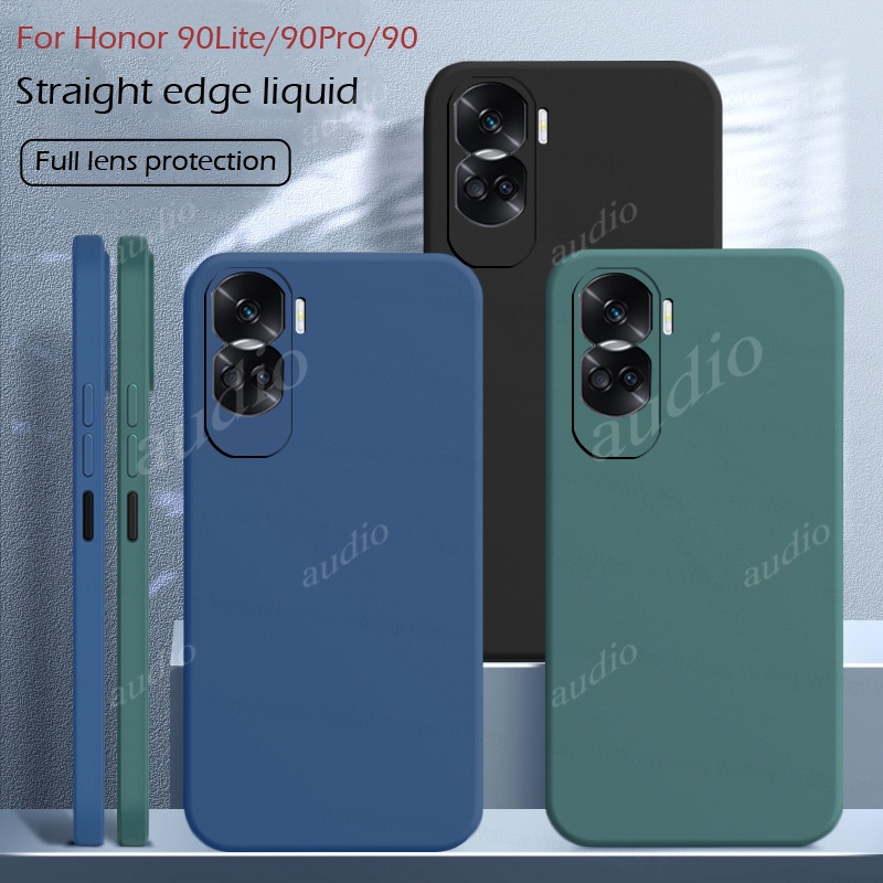 Ốp Silicon Lỏng Vuông Chính Hãng Cho Huawei Honor 200 90 Lite Pro 90Lite 90Pro 5G Bảo Vệ Camera Mềm Chống Sốc Chính Hãng TPU Lỏng Silicon Điện Thoại Ốp Lưng Cho Honor200 5G