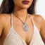GODD Hợp Kim Sao Biển Vòng Cổ Phong Cách Kỳ Nghỉ Conch Mặt Dây Chuyền Vòng Cổ Sao Biển Cổ Choker Độc Đáo Jewelr