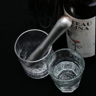 LILYES Cocktail Muddler Barware DIY Máy nghiền đá bền bỉ Búa nghiền thép không gỉ