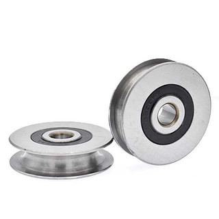 Ròng Rọc 6 * 29.3 * 8mm Bằng Thép Không Gỉ Chống Thấm Nước Không Gỉ Loại U SUS304