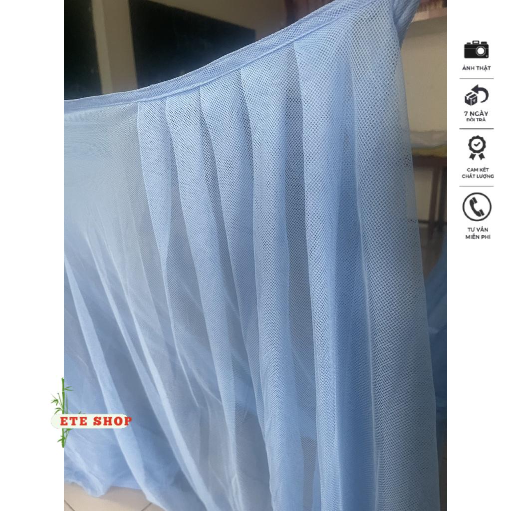 Mùng xếp ly Việt Nam, mùng mắc, chống muỗi, mùng xếp ly to, vuông vức, thoáng mát
