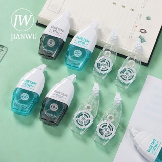 JIANWU Bộ keo phân phối hai mặt trong suốt Loại điểm Dính Sáng tạo DIY Đồ dùng học sinh Văn phòng phẩm