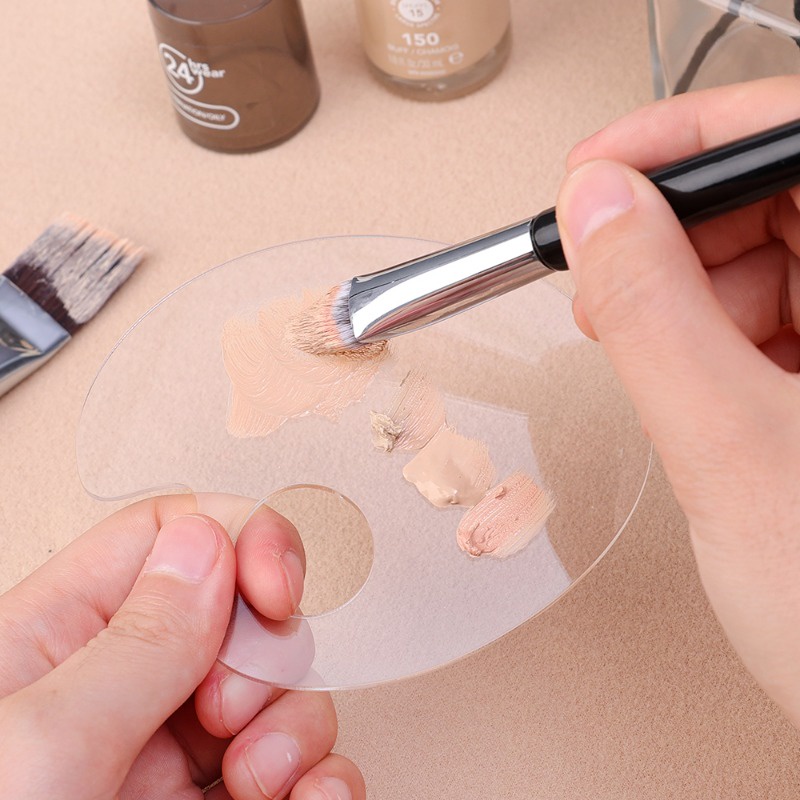 Dụng cụ vẽ móng trang điểm / hình con bướm màu nước tấm bột màu / bảng trang điểm nền chuyên nghiệp / son môi bóng mắt acrylic khay hỗn hợp / phụ kiện làm móng