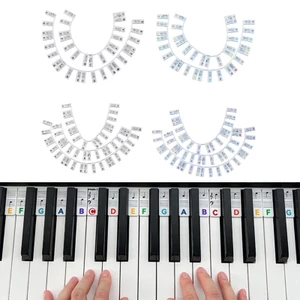 Miếng dán bàn phím Li Piano cho 88 61 phím trong suốt có thể tháo rời cho trẻ mới bắt đầu