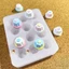 OXXGGKAO Khuôn Lắc Nhựa Khuôn Chất Làm Đầy Silicon Quicksand Shaker Khuôn Làm Đầy Cho DIY Trang Sức Làm Mặt Dây Chuyền Móc Khóa