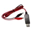 Star USB 5V sang 6V 9V 12V Step-up Clip Cable Bộ chuyển đổi điện áp có thể điều chỉnh cho đồng hồ Phụ kiện vạn năng từ xa