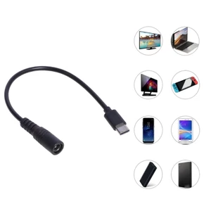 Cáp sạc điện MOON DC 5 5x2 1mm Nữ đến Type C Nam cho Bộ định tuyến Quạt đèn LED