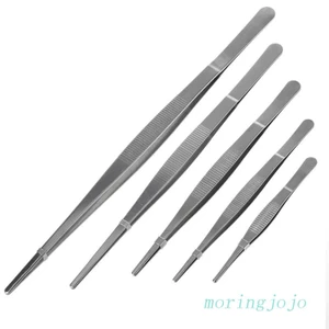 Kẹp thẳng bằng thép không gỉ có răng dài để nướng Bbq tại nhà