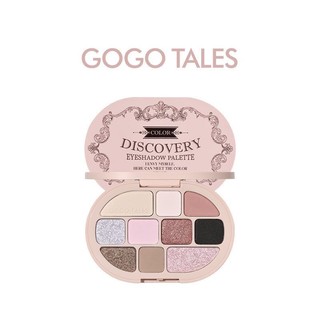 Bảng Phấn Mắt Gogo Tales 10 Màu Lì Bắt Sáng Chuyên Dụng Cho Trang Điểm Mờ / Matte
