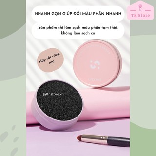 Dụng cụ vệ sinh khô phủi cọ trang điểm tức thì Gecomo