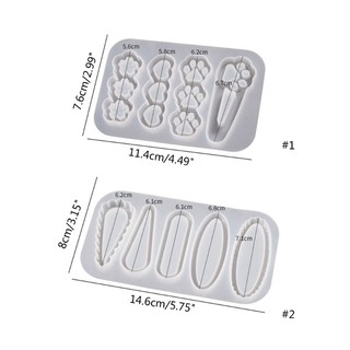 Kra Khuôn Nhựa Silicon DIY Tóc Pin Đúc Khuôn Nhựa Đúc Khuôn Kẹp Tóc Khuôn Silicon Khuôn Trang Sức Khuôn Epoxy R
