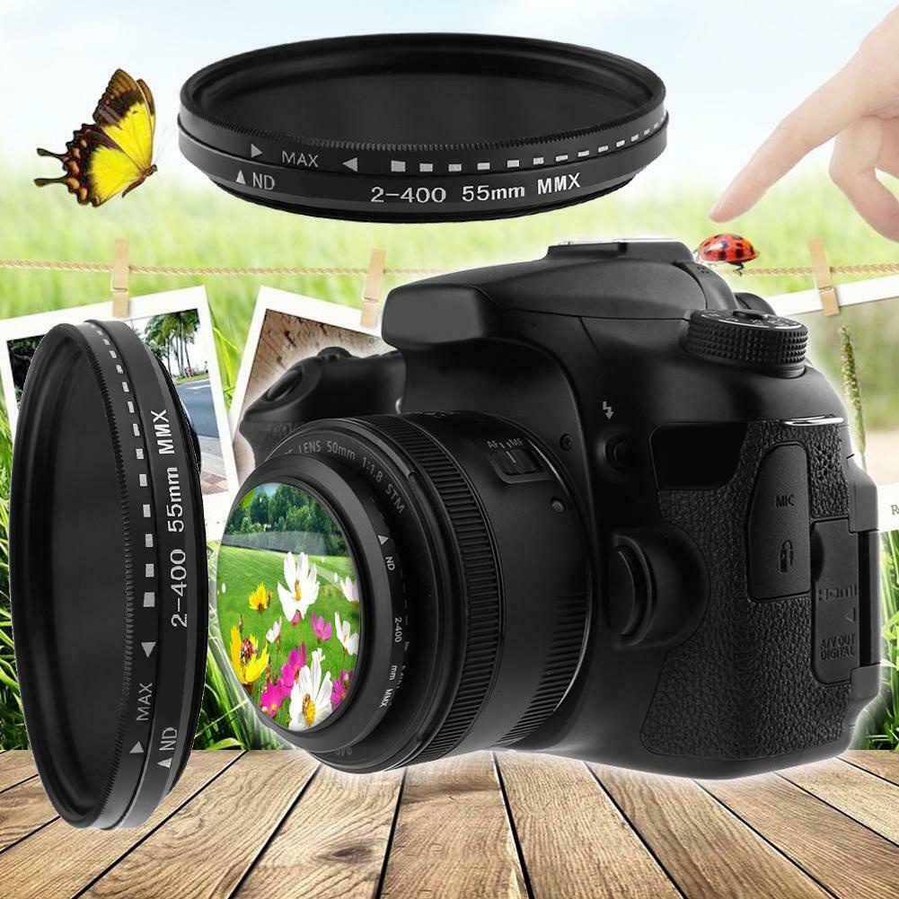 Bộ lọc ND biến thiên Fader có thể điều chỉnh mật độ trung tính ND2 đến ND400 cho ống kính máy ảnh