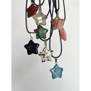 Vòng cổ Mặt Đá Opal Lục Giác Tự Nhiên Thời Trang