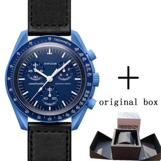 Đồng Hồ Chronograph Nam Mặt Trăng Vỏ Nhựa Mới, Hộp Chính Hãng, Khám Phá Hành Tinh