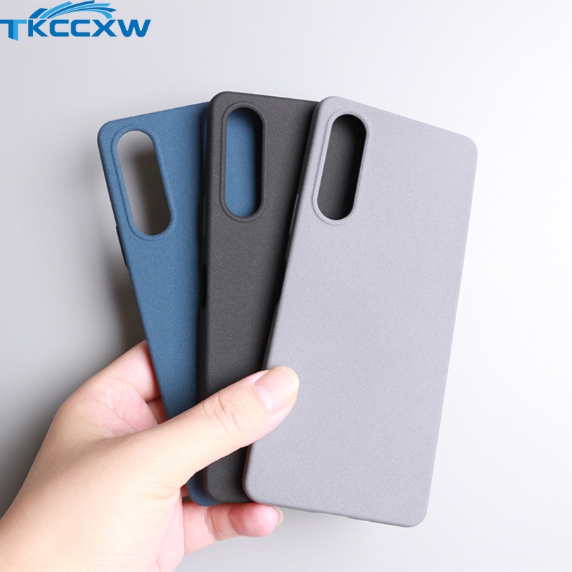Ốp Điện Thoại Silicon Mềm Cát Nhám Chống Dấu Vân Tay Cho Sony Xperia 1 V IV III Xperia 10 V IV II III Xperia 5 IV III