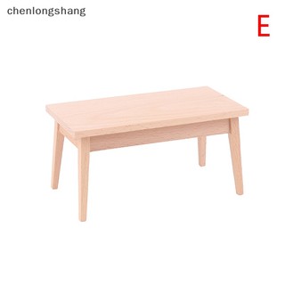 Chenlongshang 1: 12 Nhà Búp Bê Thu Nhỏ Phong Cách Châu Âu Bàn Ăn Ghế Ghế Ghế bành Ghế Nội Thất Mô Hình Trang Trí Nhà Búp Bê Phụ Kiện EN