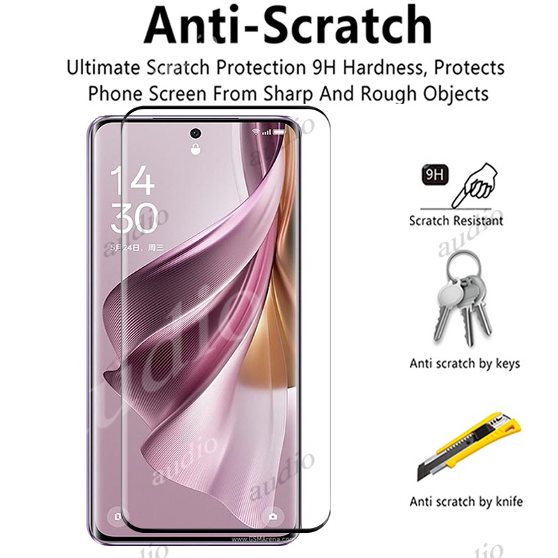 Set 3 Kính Cường Lực 3D Bảo Vệ Màn Hình Oppo Reno 10 11 Pro Plus 10Pro 10Pro + 11Pro 5G 2023 Reno10 Reno11 Pro + Pro + Reno11Pro