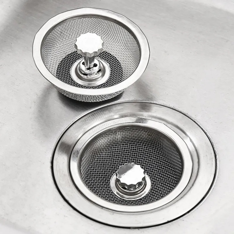 Lưới Lọc Rác / Cống Thoát Nước Bồn Rửa Chén / Phòng Tắm Bằng Thép Không Gỉ / Thay Thế Tiện Dụng