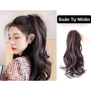 Tóc Giả Kẹp Cao Nửa Đầu Xoăn Light Hồng Ngọt Ngào Phong Cách Hàn Quốc HaminStore