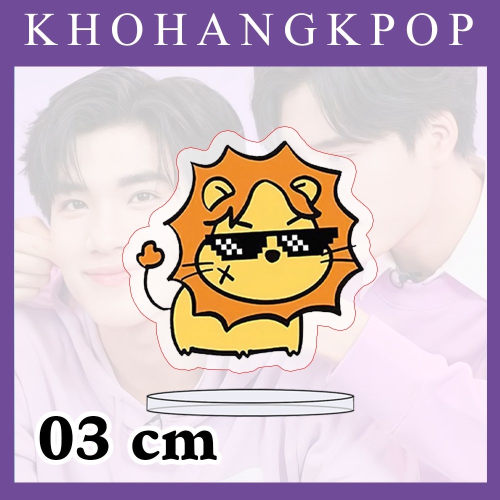 (3cm) Mô hình standee GeminiFourth My School President tượng in hình diễn viên BL xinh xắn