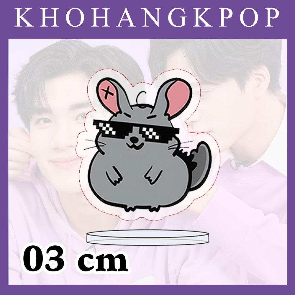 (3cm) Mô hình standee GeminiFourth My School President tượng in hình diễn viên BL xinh xắn
