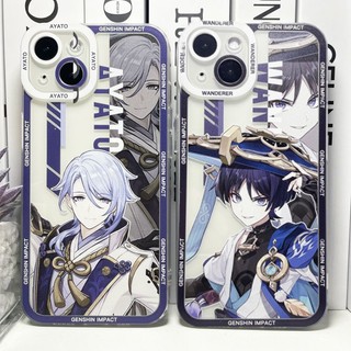 Vỏ điện thoại cho xiaomi redmi note 12 4g 12c 9t a1 7 8 9 note 10 11 pro 10s 11s shell wanderer tighnari raiden ayato tartaglia genshin impact hu tao kaedehara kazuha soft clear tpu