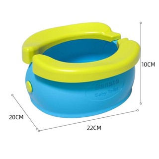 JKDESIGN Bô trẻ em, Nồi trẻ em có thể gập lại di động, Thoải mái Dễ dàng lau chùi Quà tặng vệ sinh sạch sẽ cho trẻ em