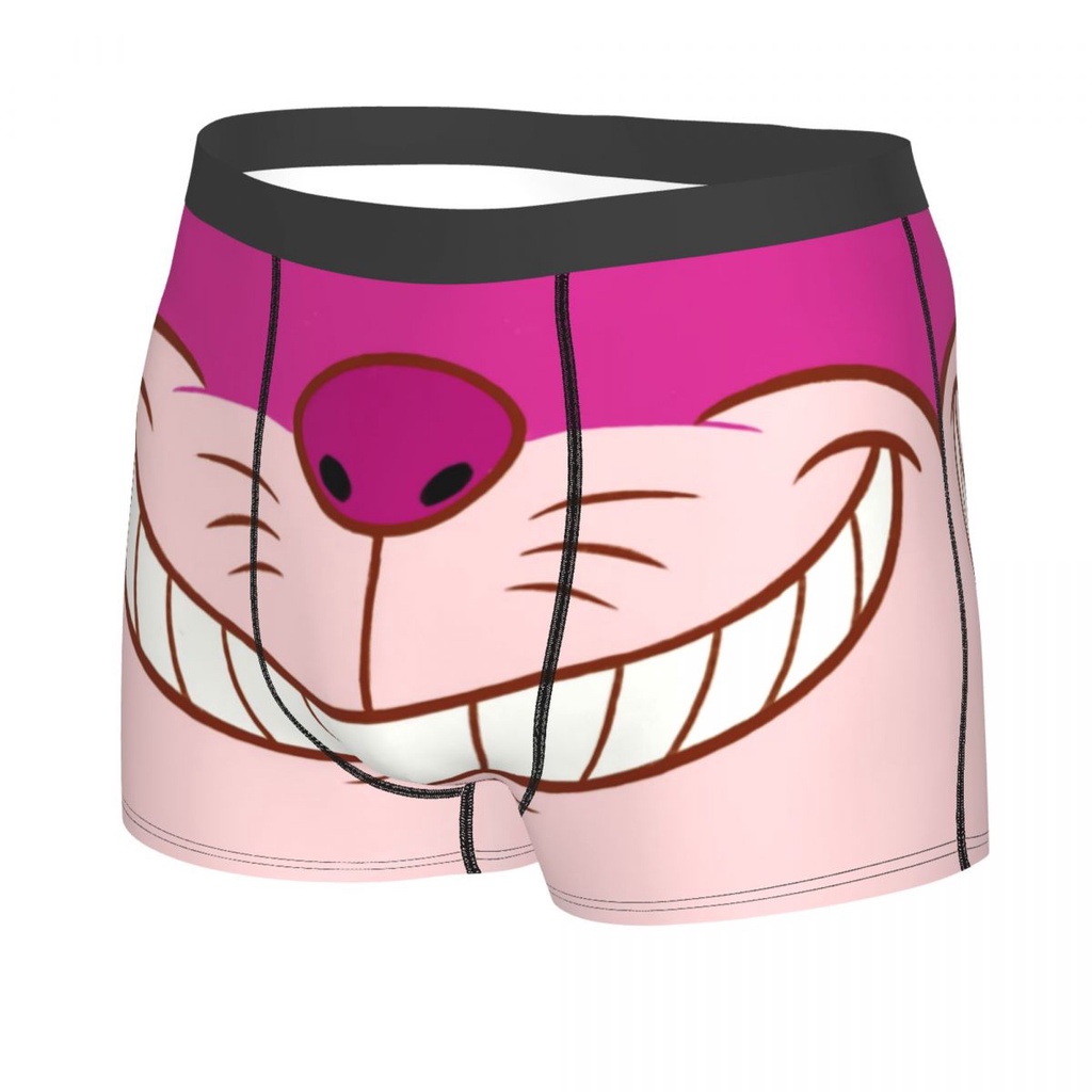 Cá nhân hóa cheshires cat boxer quần đùi nam 3d in nam breathbale kawaii đồ lót quần lót quần lót