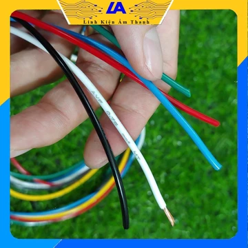 Dây Điện Nhiều Màu, Dây Điện Xe Máy, Dây Điện Ô Tô Combo 6 Màu (6 Sợi)
