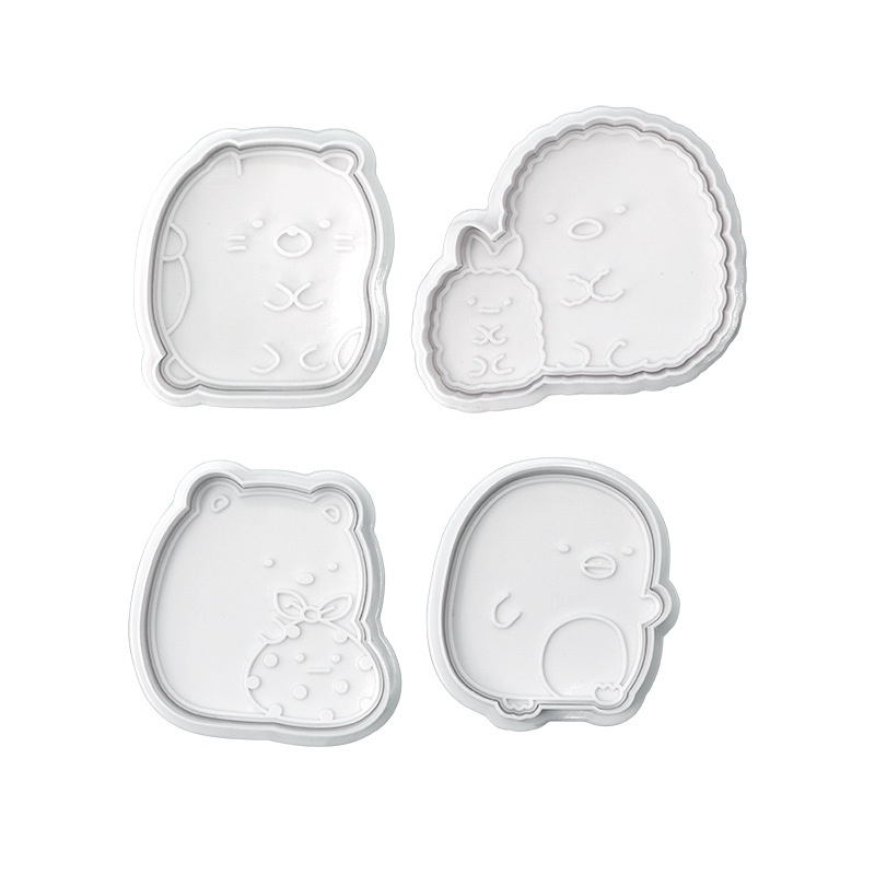 Set 4 Khuôn Cắt Bánh Quy Tạo Hình Sumikkogurashi