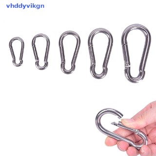 Móc Khóa Carabiner Bằng Thép Không Gỉ 304 Tháo Gỡ Nhanh