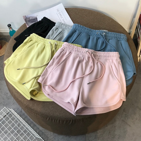 【WJZ】 Quần short ống rộng cạp cao thời trang phong cách Hàn Quốc dành cho nữ【K1】