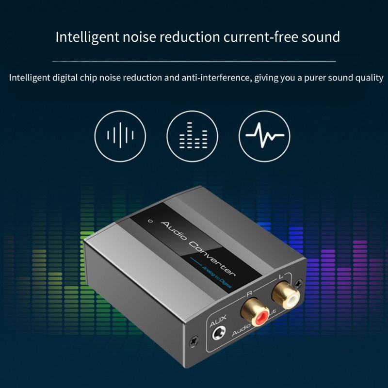 Bộ chuyển đổi Analog sang kỹ thuật số IOR 3 Bộ chuyển đổi kỹ thuật số RCA sang quang học 5mm