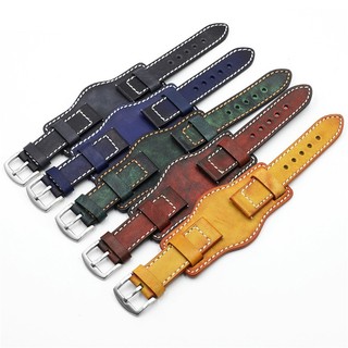 Dây Đeo Bằng Da Bò Thật Cho Đồng Hồ Thông Minh Panerai PAM683 / 386 Timex Fossil 20mm 22mm 24mm