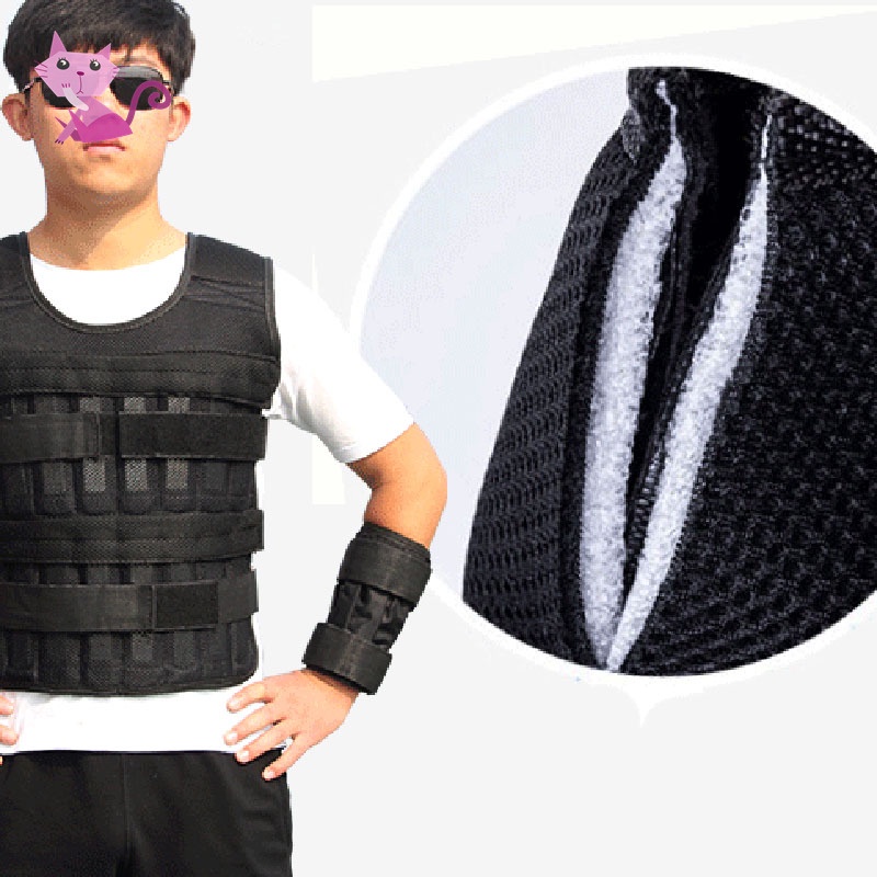 Áo Vest 20kg Có Thể Điều Chỉnh Hỗ Trợ Luyện Tập Đấm Bốc