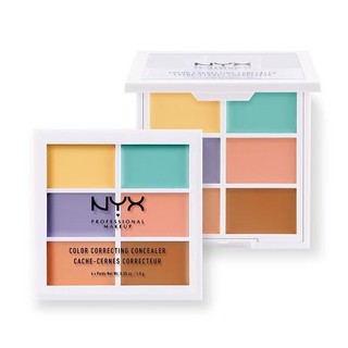 Bảng Kem Che Khuyết Điểm NYX 6 Màu Che Phủ Quầng Thâm Hiệu Quả 6 Màu