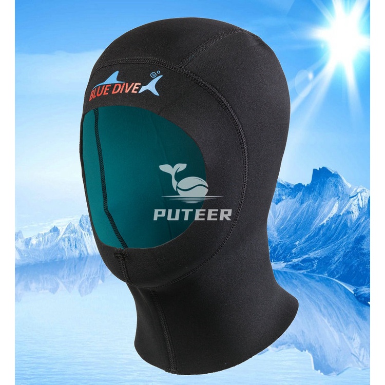 Mũ lặn neoprene 3mm cho lặn biển và freediving - size S đến XL