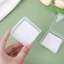 MERIGGIARE 50 CÁI Giá đỡ cổ áo, Miếng đệm cố định cổ vô hình tự dính, Áo sơ mi chống lật PVC tại nhà Hỗ trợ nam giới