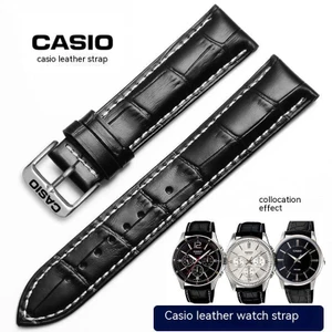 Dây Đeo Bằng Da Thật Cho Đồng Hồ CASIO MTP1375 1183 1303 1370 1384