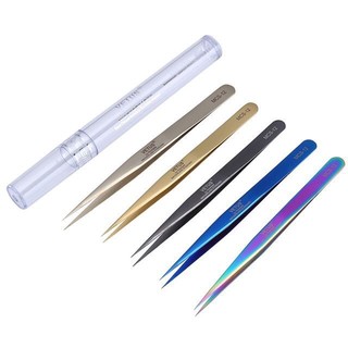 Nhíp nối mi LASHES SUPPLY Vetus gồm các loại volum, clasic, rút ngọn, cá heo, gắp mi
