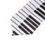 FUJIOU Bàn Phím Piano Cà Vạt Polyester Cổ Điển Cho Nam Váy Lạ Mắt Skinny Tie