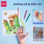 Bút sáp màu Deli 24 Màu Đa Dạng - Màu Sáp Hữu Cơ An Toàn Cho Bé Tô Vẽ Màu