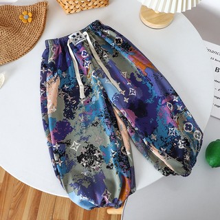Quần Dài Trẻ Em Quần Jogger Quần Mồ Hôi Cho Trẻ Em Quần Hoa In Hình Unisex Quần Áo