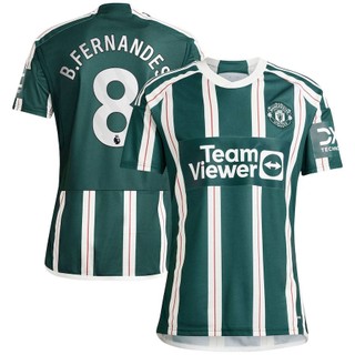 HQ2 Ma United Sân Khách Jersey Antony Martinez Mount Fernandes Rashford Sancho Thể Thao Tee Người Hâm Mộ Phiên Bản Plus Size QH1
