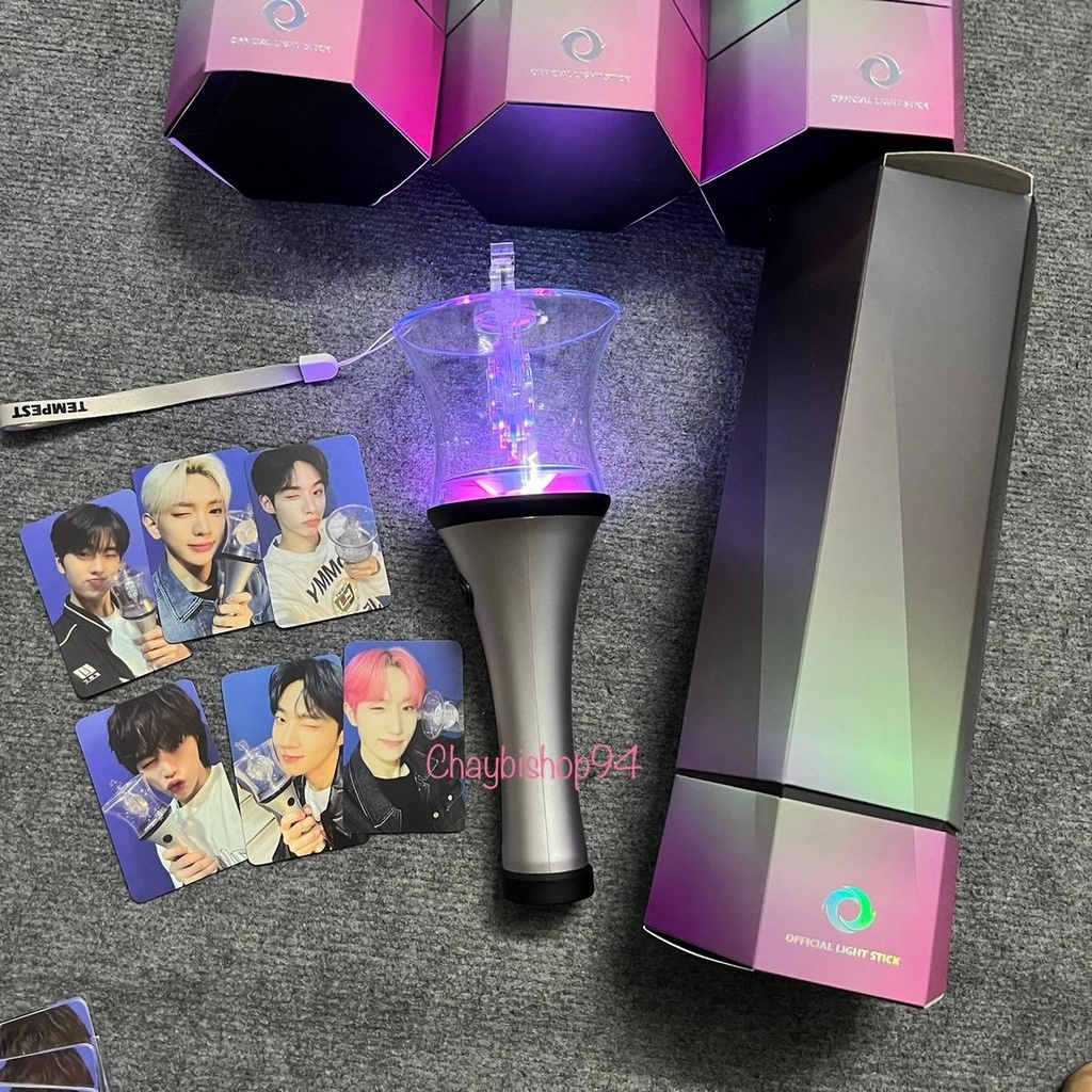 Có POB] Lightstick Tempest Official kèm set 7 card POB | Shopee