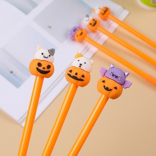 Phim hoạt hình halloween bí ngô ma gel bút đồ dùng văn phòng bút quà tặng trẻ em sáng tạo