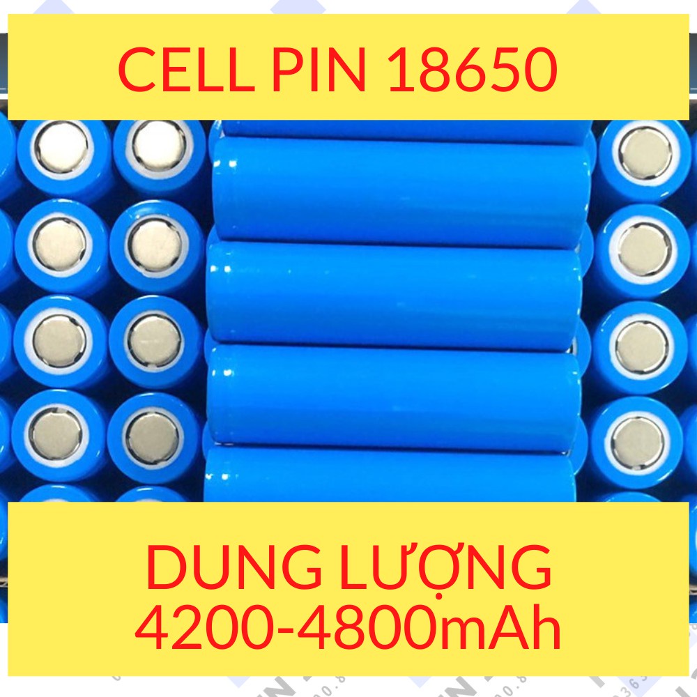 Cell Pin 18650 4800mAh SIÊU BỀN dung lượng cao dùng cho quạt MINI đèn ...