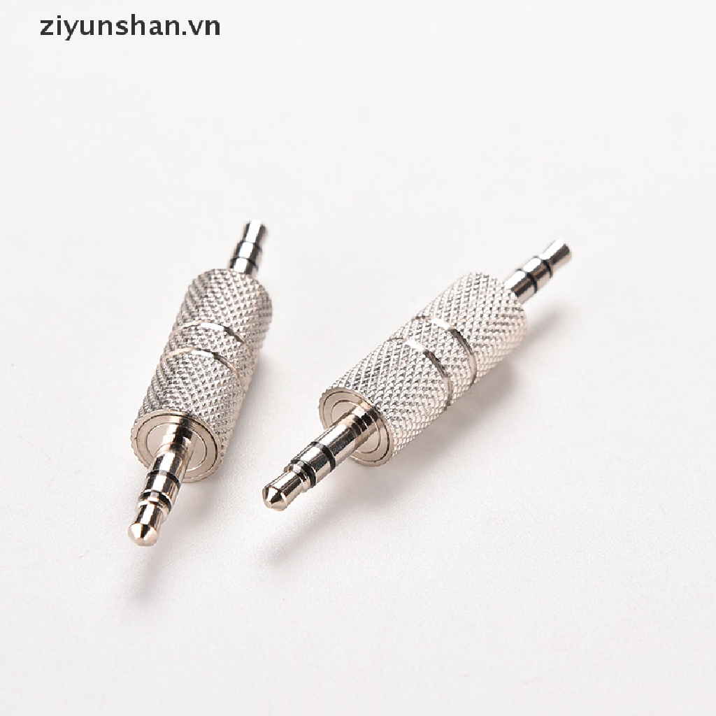 Ziyunshan 1pc 3.5mm stereo male to male audio headphone adapter jack